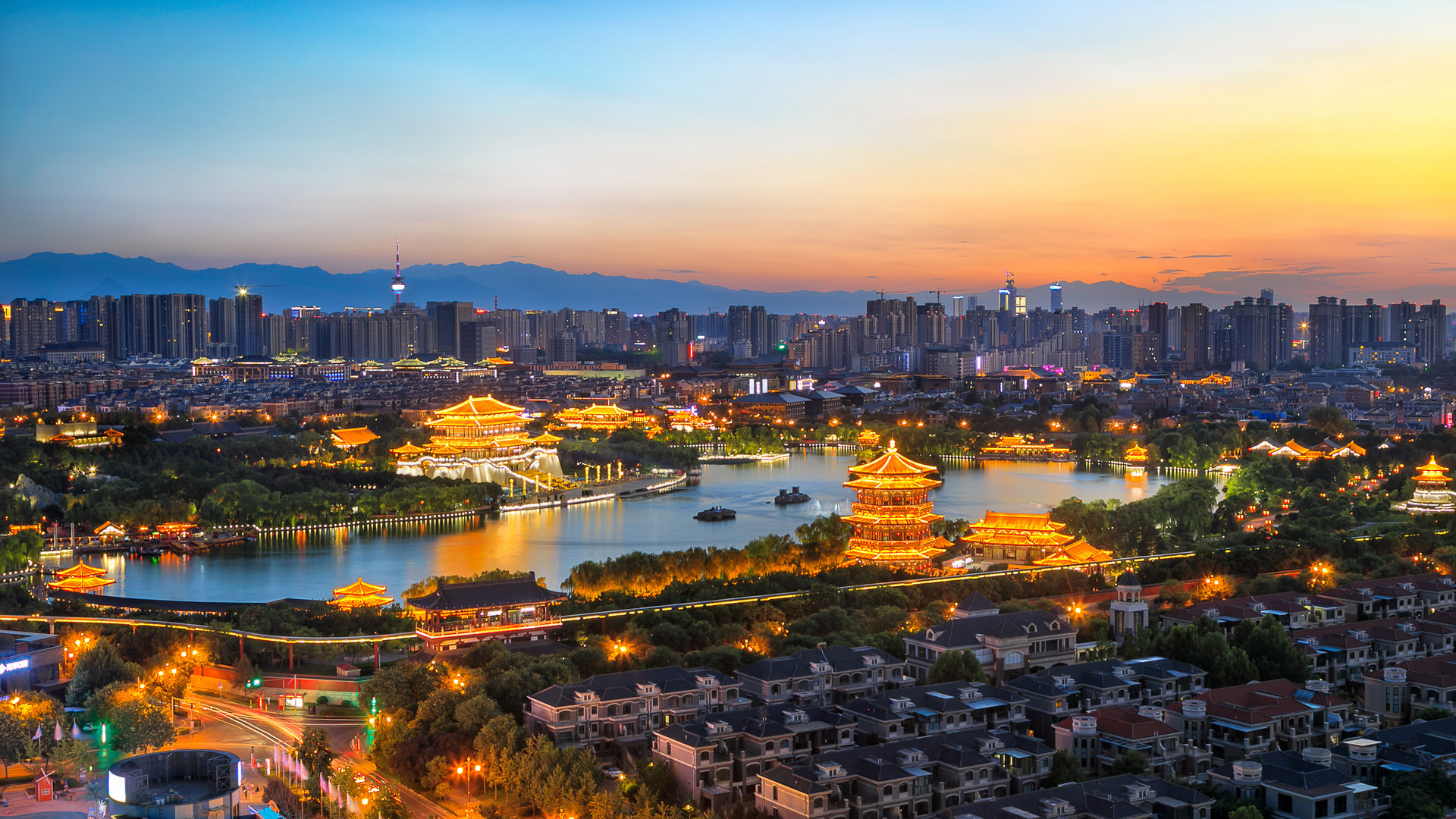 大唐芙蓉園夜景封面圖