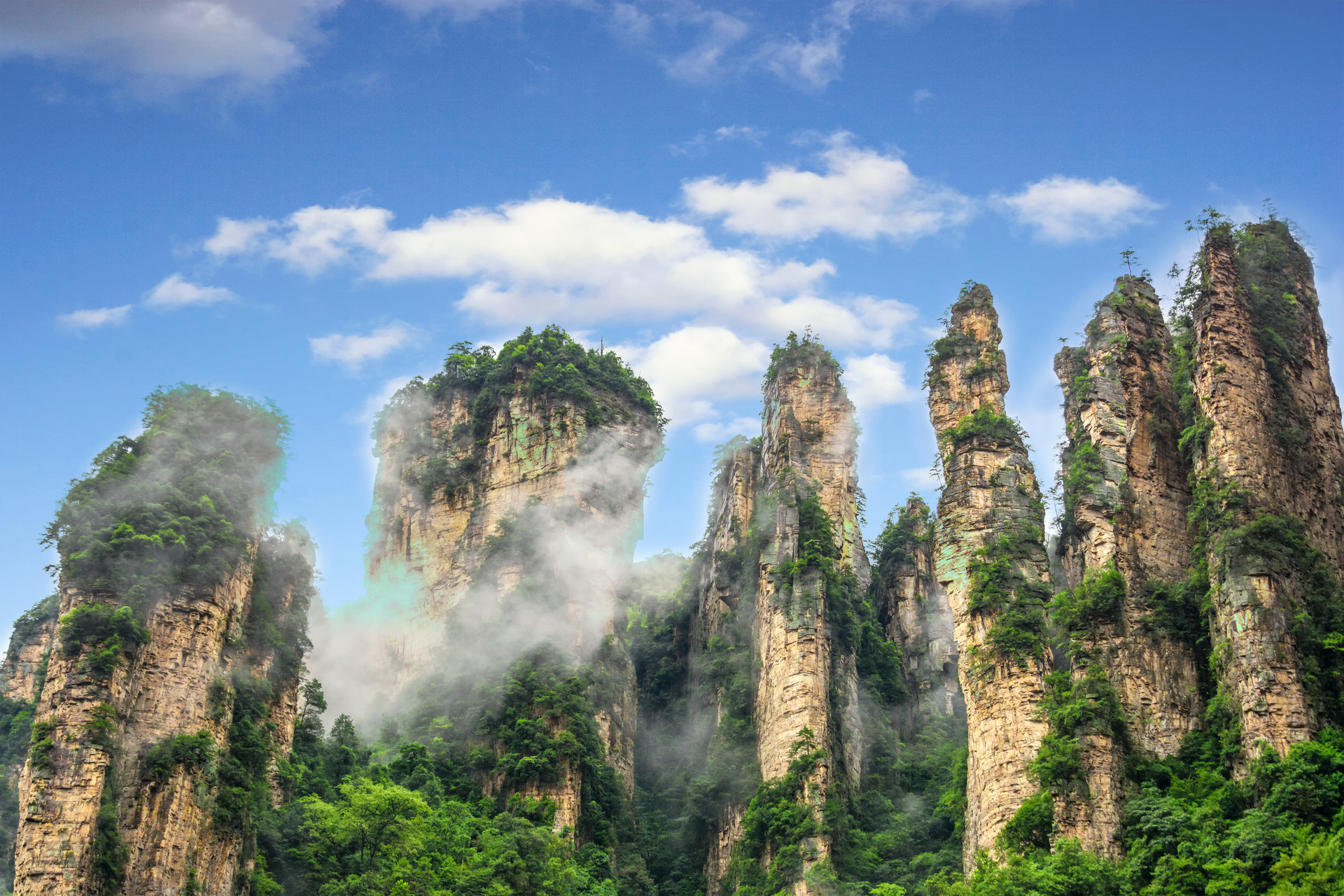 張家界風(fēng)景地貌封面圖