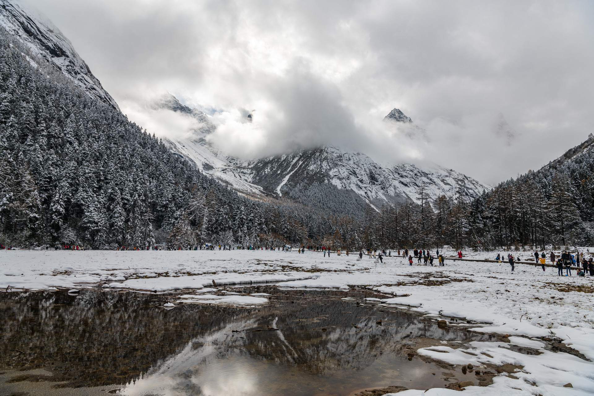 畢棚溝冬季雪景封面圖