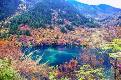 景點：九寨溝風(fēng)景